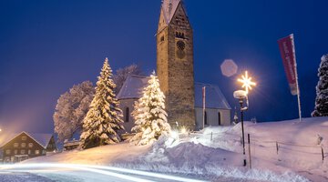 Startpunkt Walser Kulturweg Ortsrunde Mittelberg