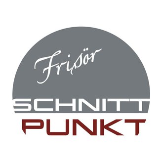 A minimalist logo for a hair salon called "Schnitt Punkt". It features the lettering in an elegant and modern font. | © Frisör Schnittpunkt | Ingrid Frick Logo
