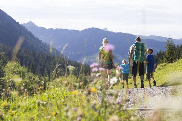 Familienwanderung Fluchtalpe, Kleinwalsertal