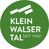 Logo des Kleinwalsertals, kreisförmig, grün mit weißen Text und Symbolen, seit 1302. | © Kleinwalsertal Tourismus eGen